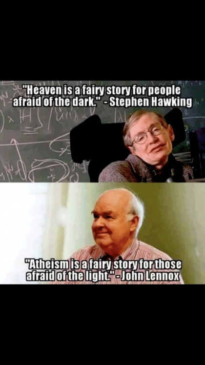 Stephen Hawking vs John Lennox